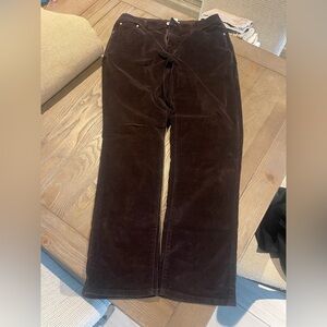 Women's Brown Corduroy Pants